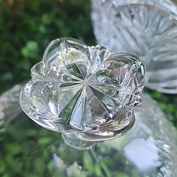 24% Lead Crystal Fifth Ave. Portico Covered Candy Dish - Picture 11 of 15